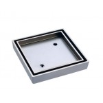 Square Tile Bed Floor Waste, 90mm Outlet